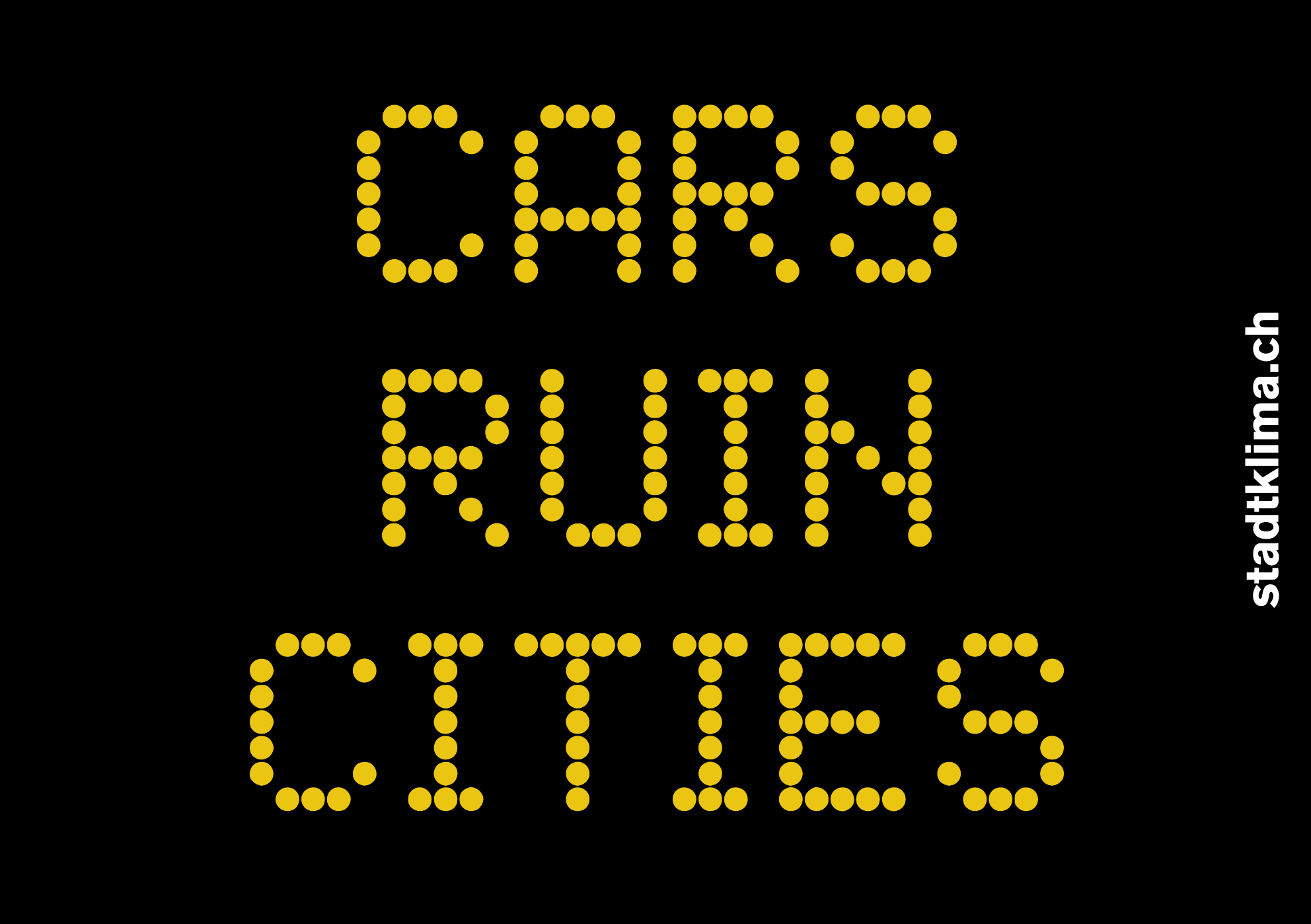 Cars ruin Cities