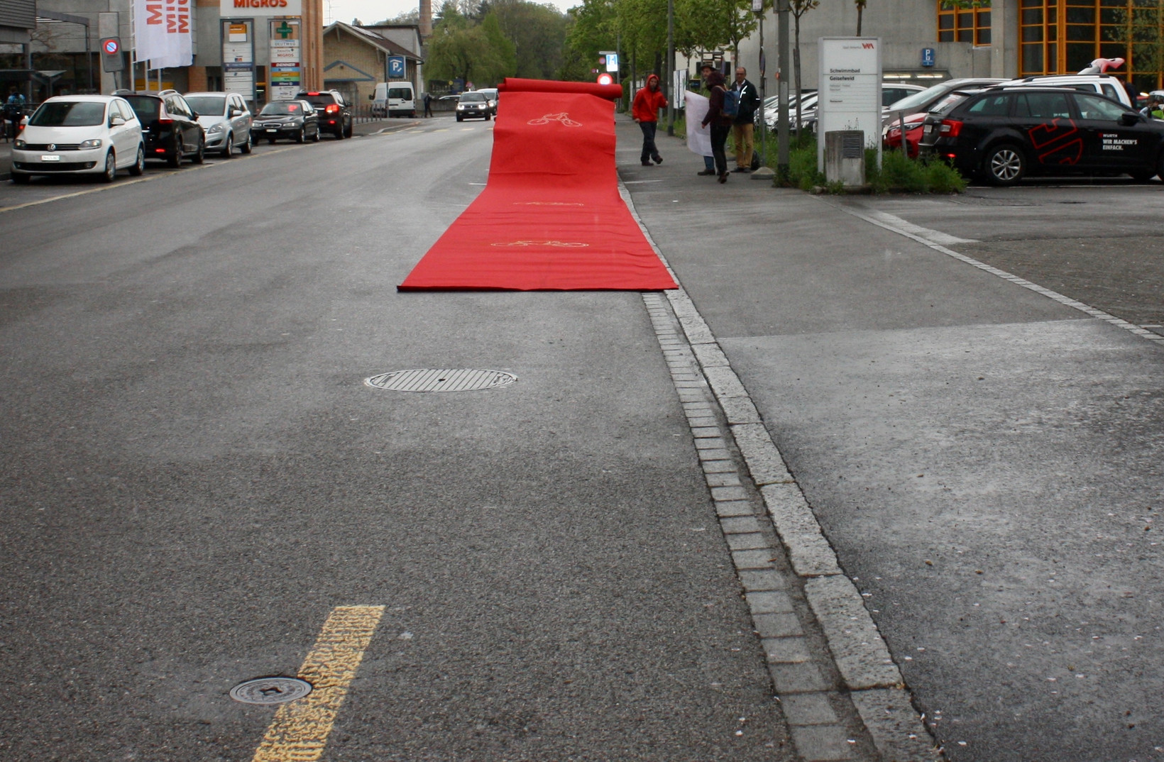 Foto der Lancierungsktion der Stadtklima-Initiativen in Winterthur