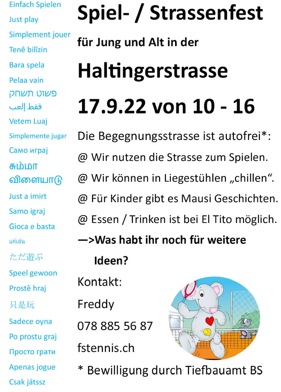 Strassenfest Haltingerstrasse 2022 Strassenfest Haltingerstrasse 2022