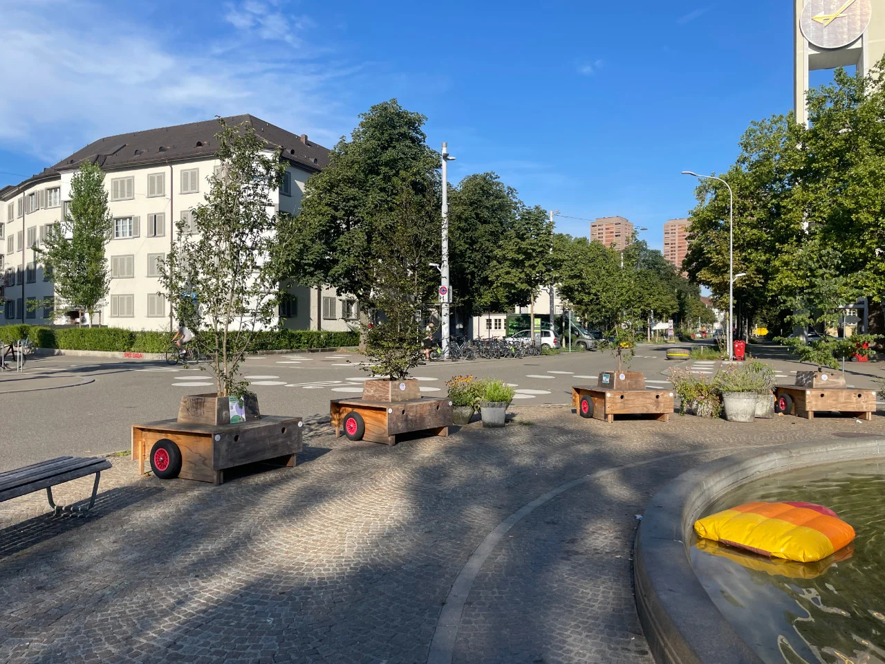Wanderbaumallee am Bullingerplatz Wanderbaumallee am Bullingerplatz