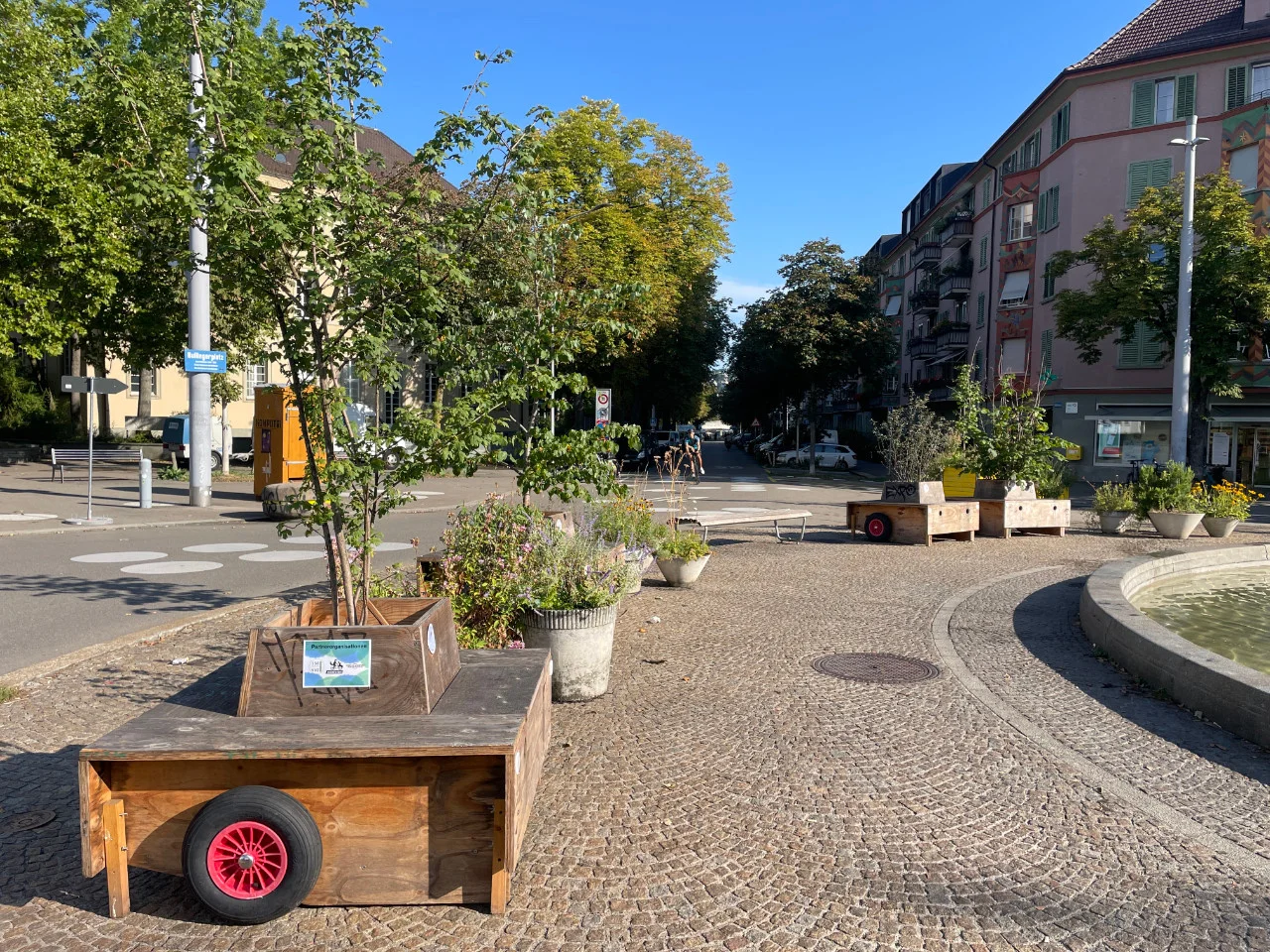 Wanderbaumallee am Bullingerplatz Wanderbaumallee am Bullingerplatz