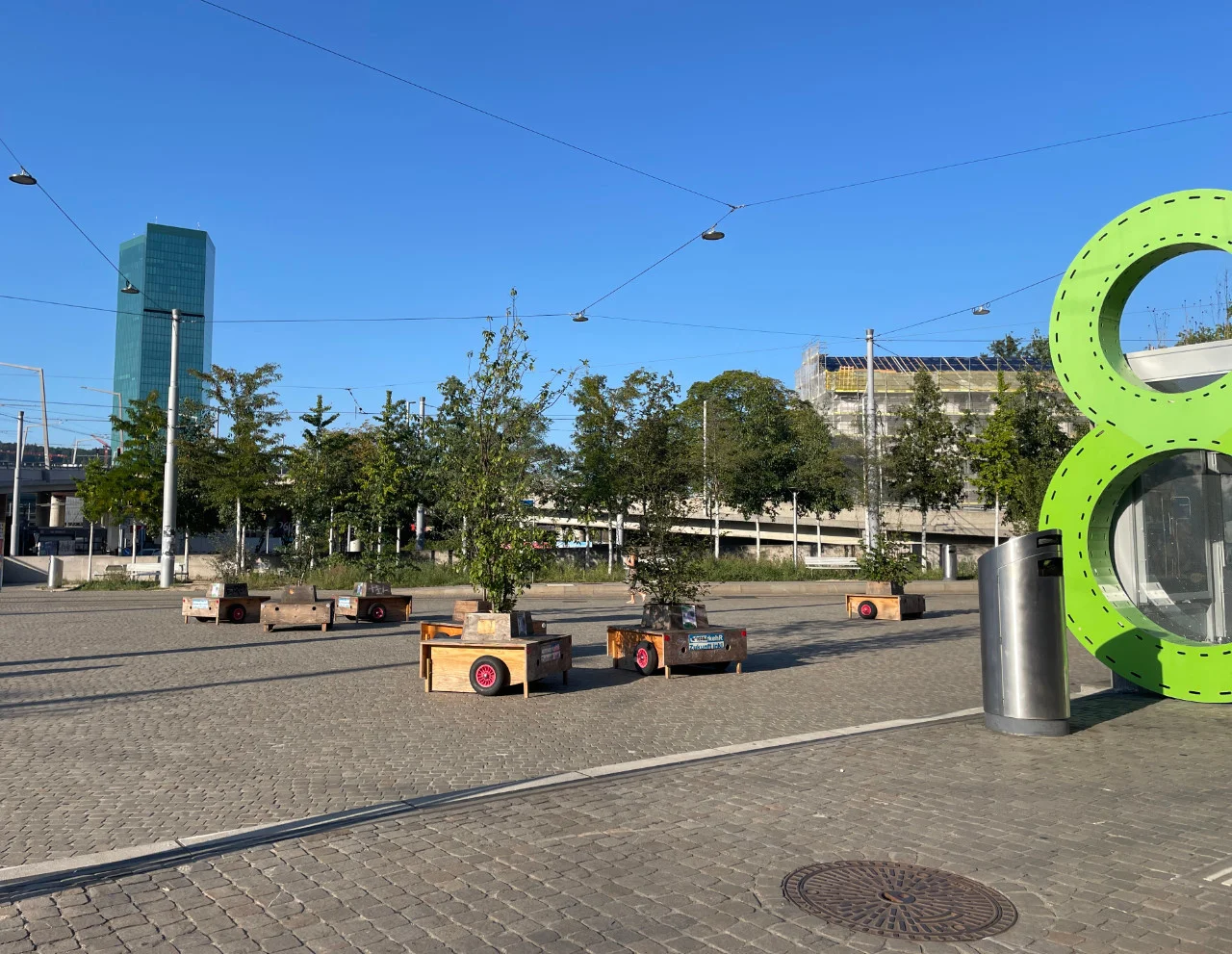 Wanderbaumallee: Vom Bullingerplatz zum Hardplatz Wanderbaumallee: Vom Bullingerplatz zum Hardplatz