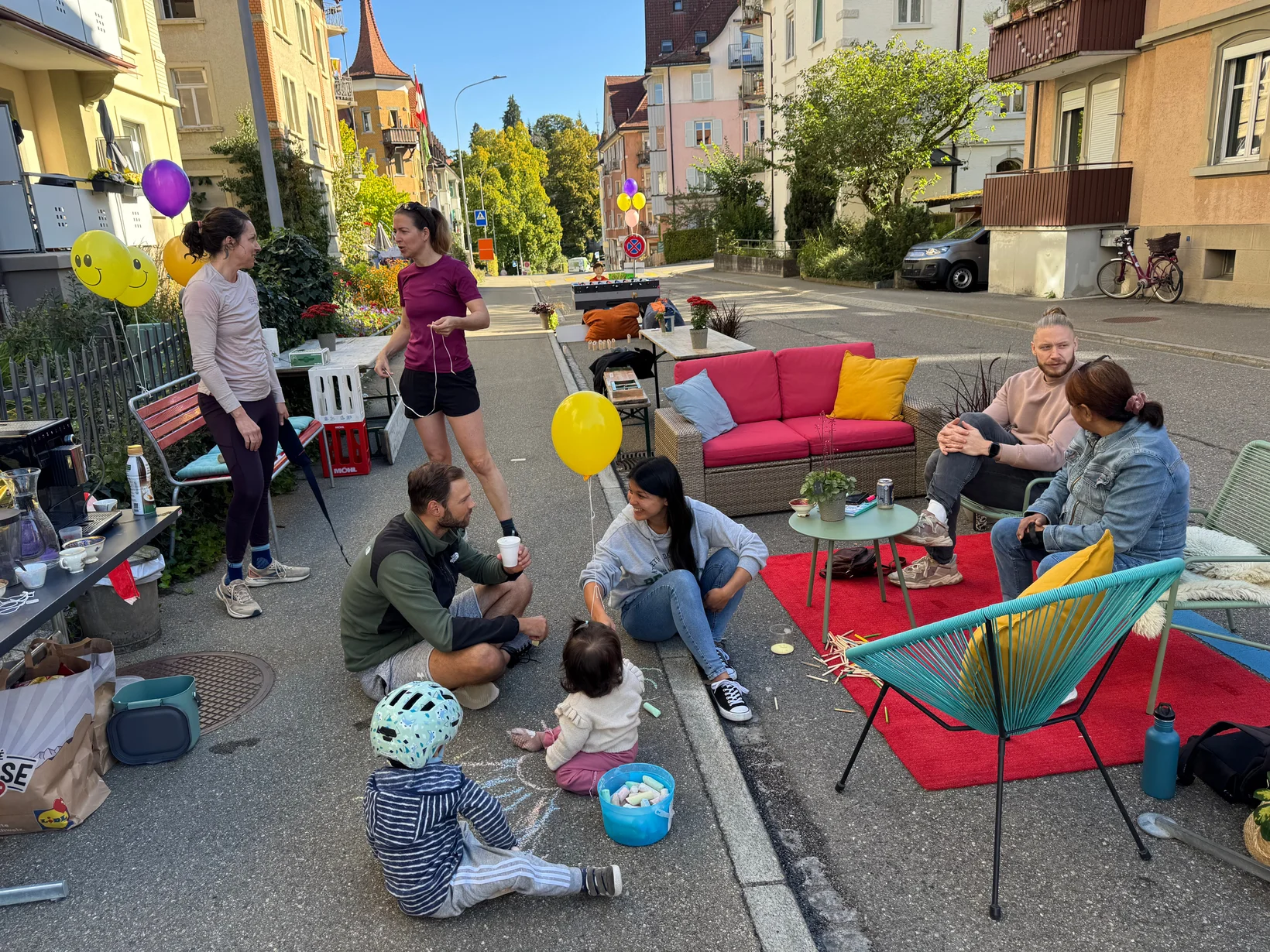 PARK(ing) Day, Demutstrasse St. Gallen