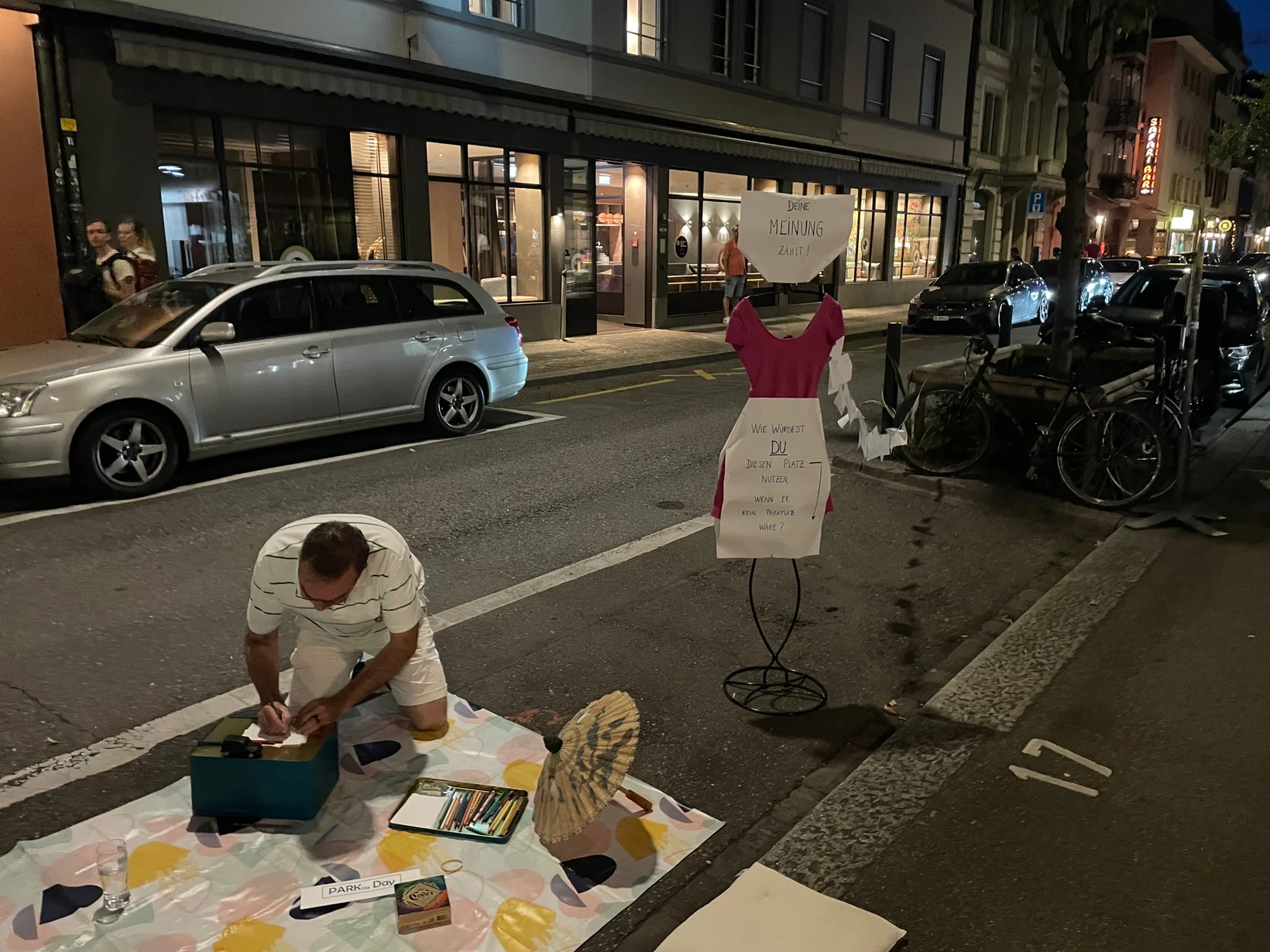 PARK(ing) Day Zürich, Zähringerstrasse