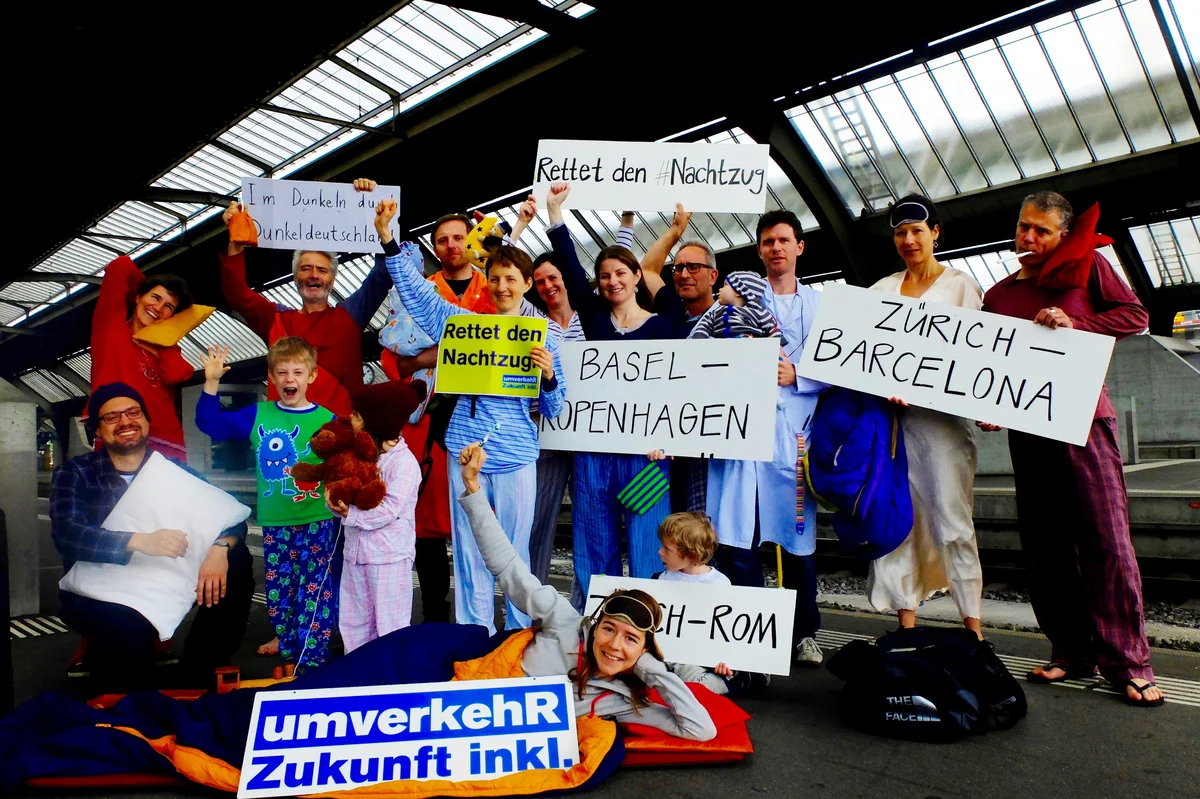 umverkehR-Aktion für die Wiederenführung der Nachtzüge umverkehR-Aktion für die Wiederenführung der Nachtzüge