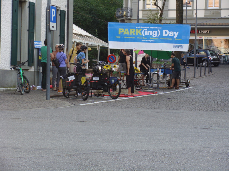 Spiele statt Parkplatz am PARK(ing) Day 2020 in Burgdorf