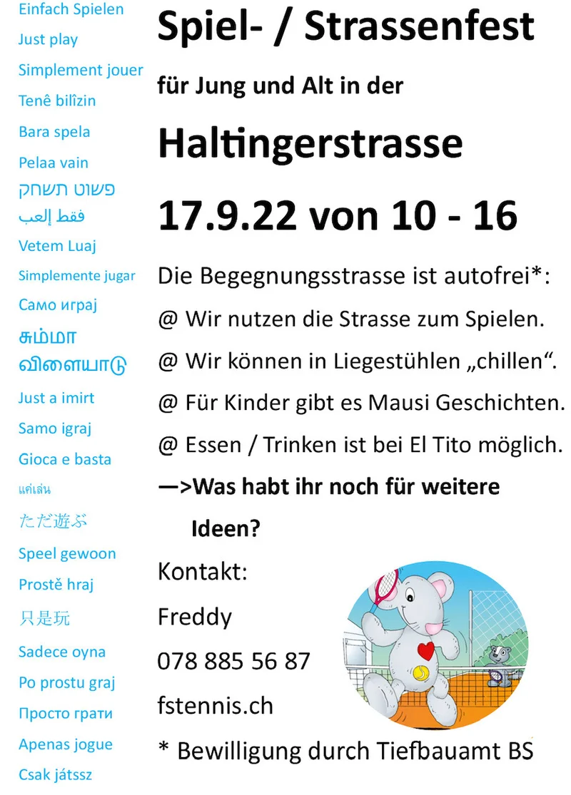 Strassenfest Haltingerstrasse 2022 Strassenfest Haltingerstrasse 2022