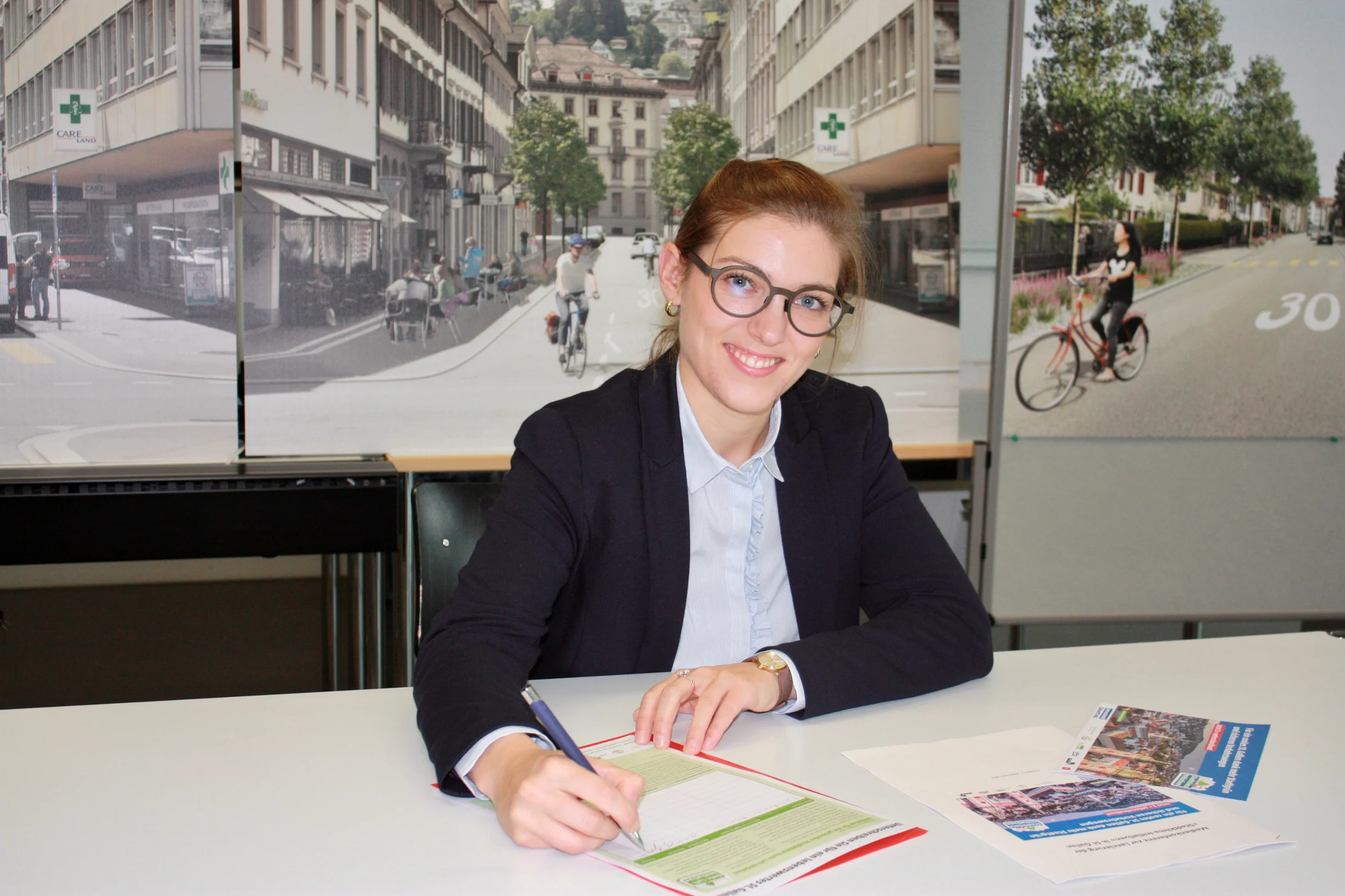 Medienkonferenz zu den Stadtklima-Initiativen in St. Gallen Medienkonferenz zu den Stadtklima-Initiativen in St. Gallen