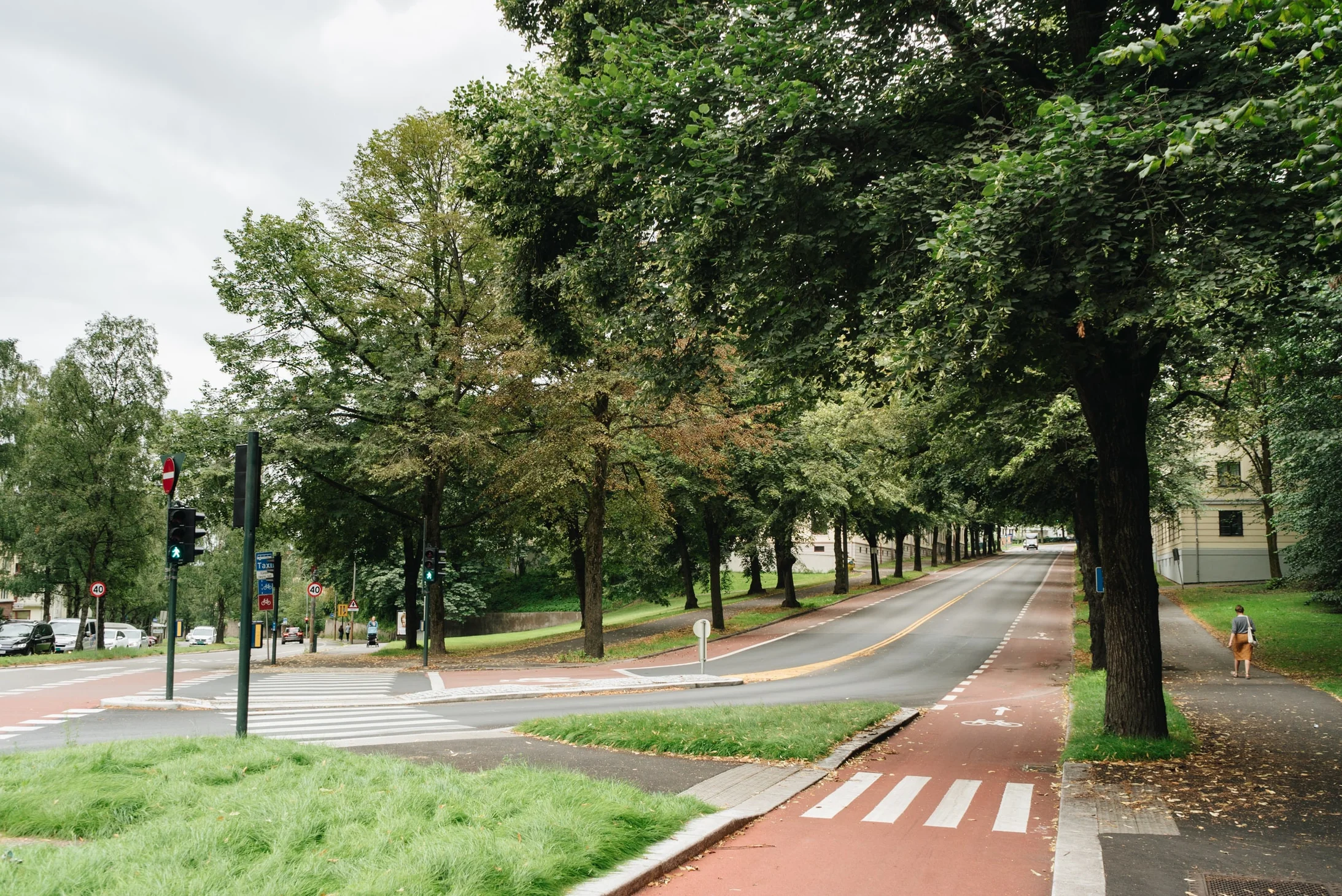Veloweg in St. Hanshaugen Oslo