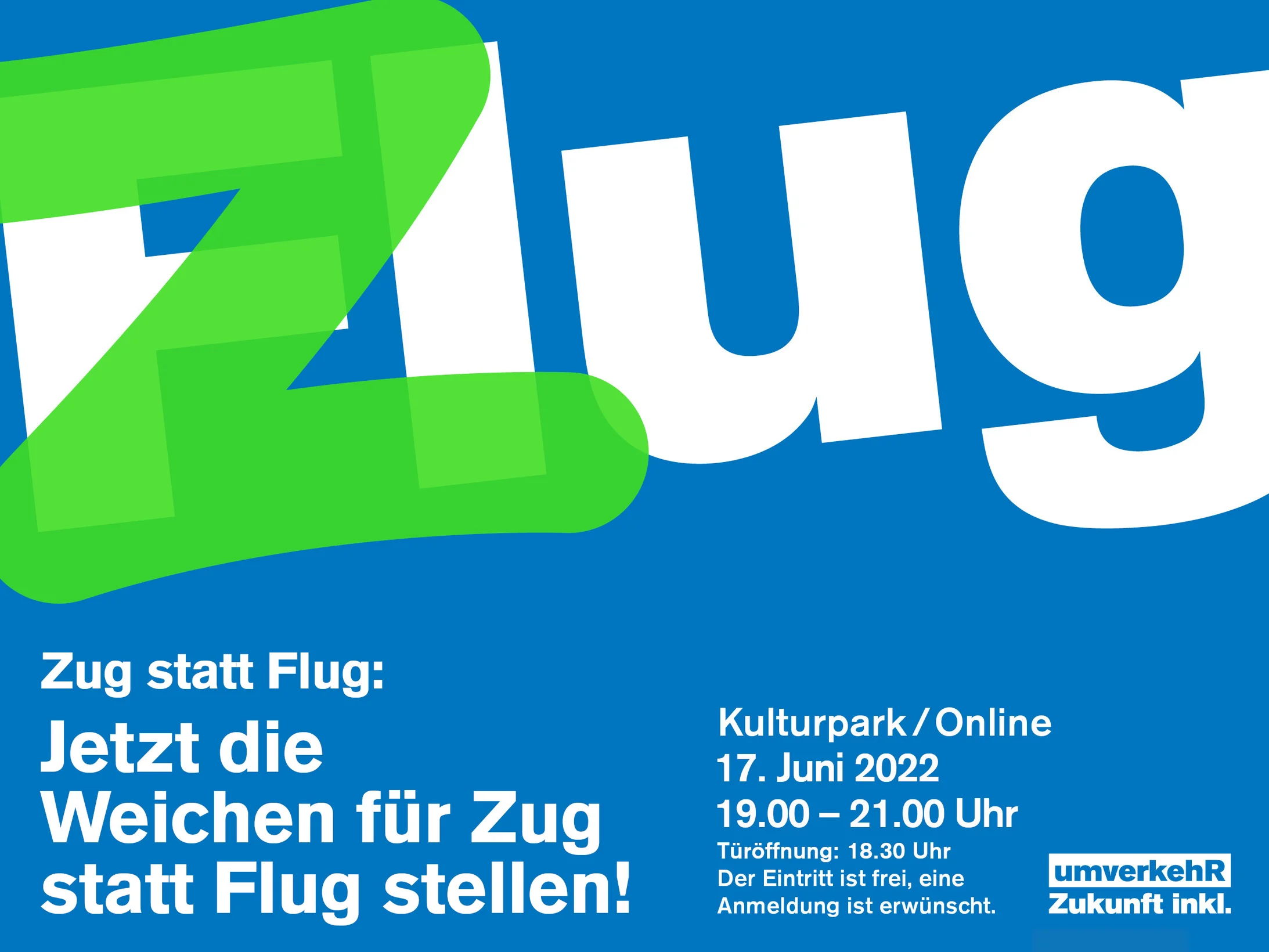 Zug statt Flug: Jetzt die Weichen stellen für Zug statt Flug! Zug statt Flug: Jetzt die Weichen stellen für Zug statt Flug!