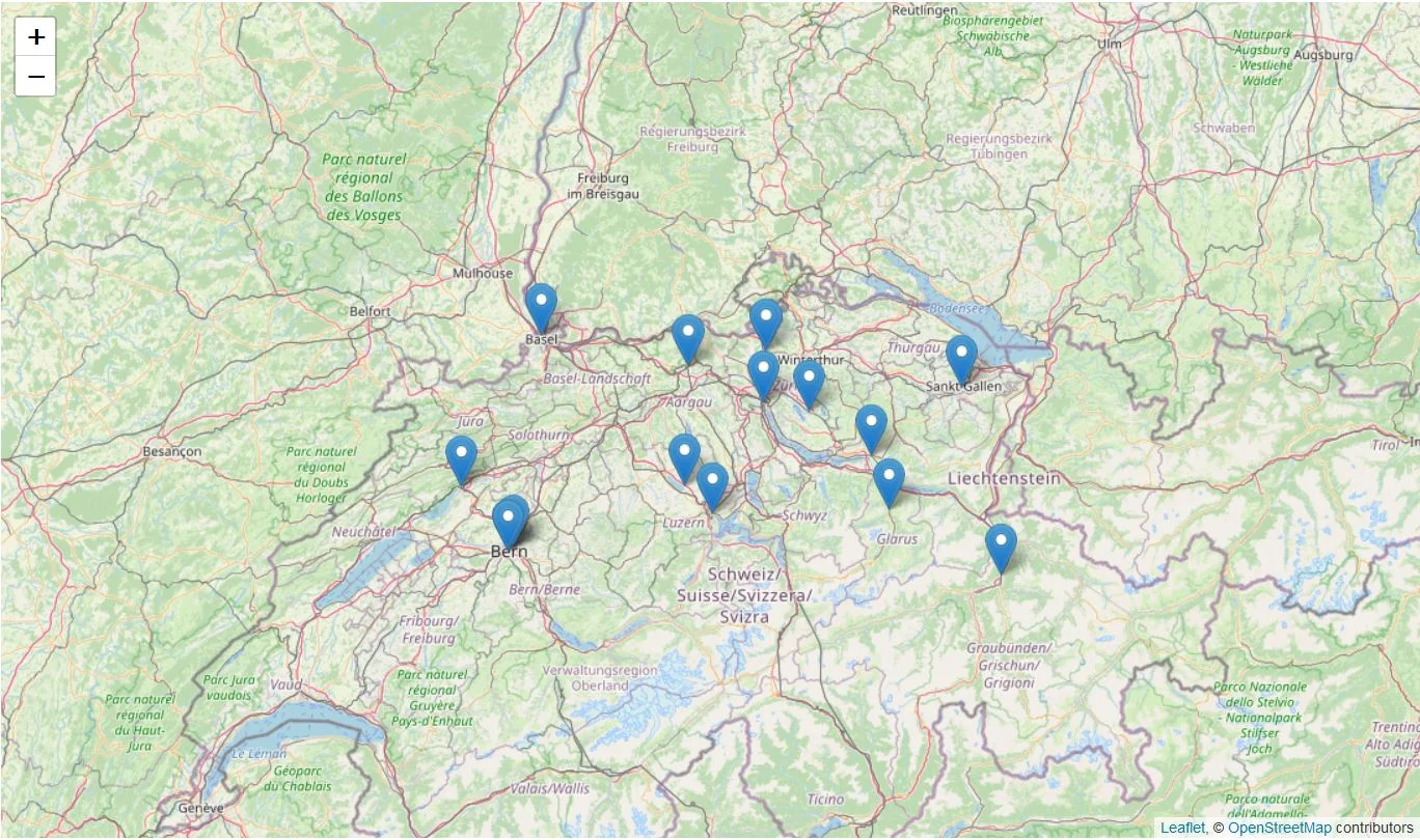 Karte Aktionstag Verkehrswende jetzt! Karte Aktionstag Verkehrswende jetzt!