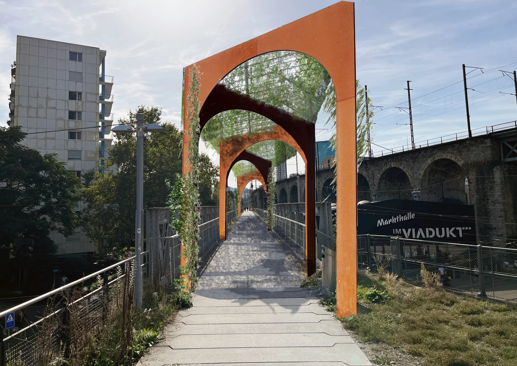 Viadukt Pergola Neu
