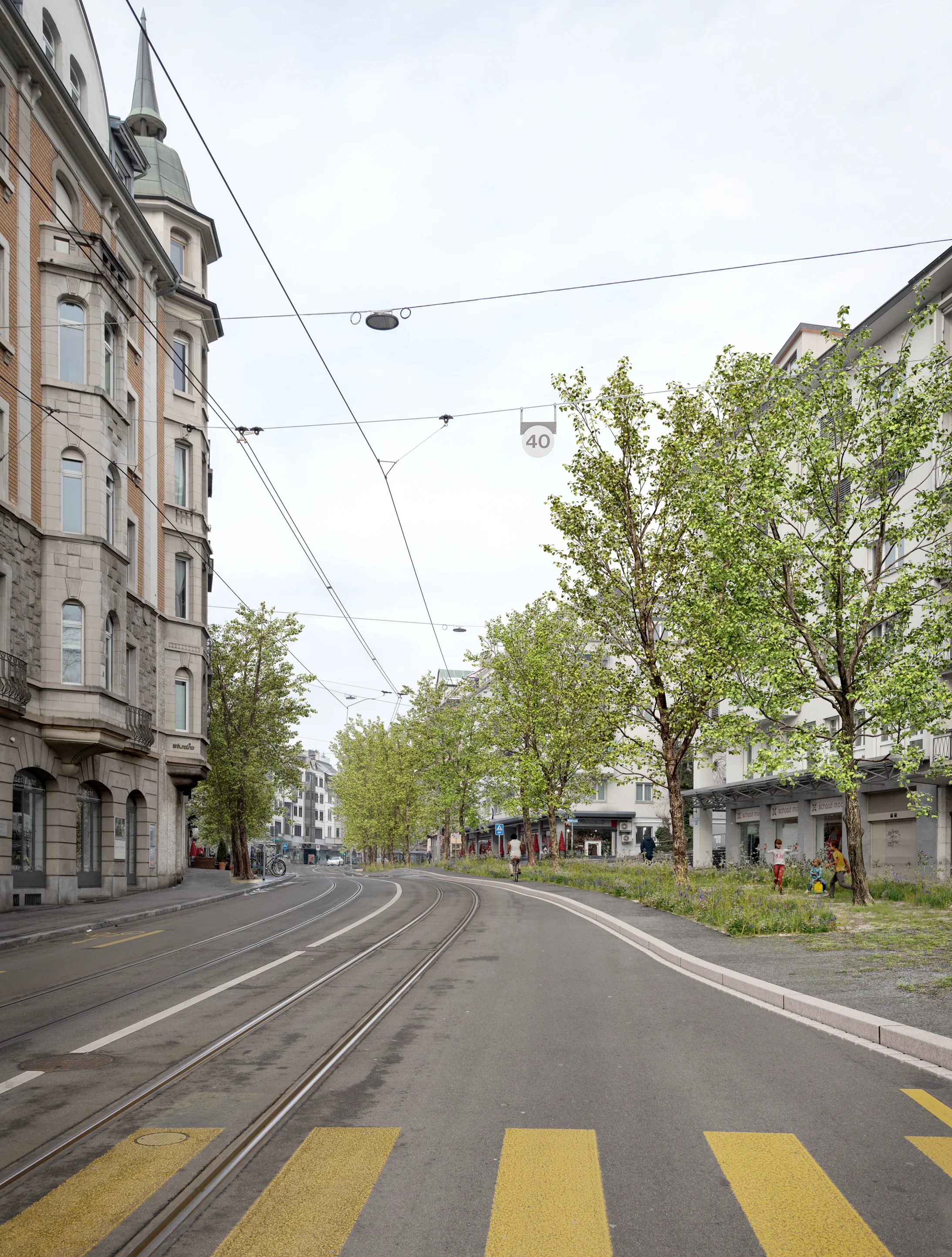 Haltestelle Kronenstrasse Zürich