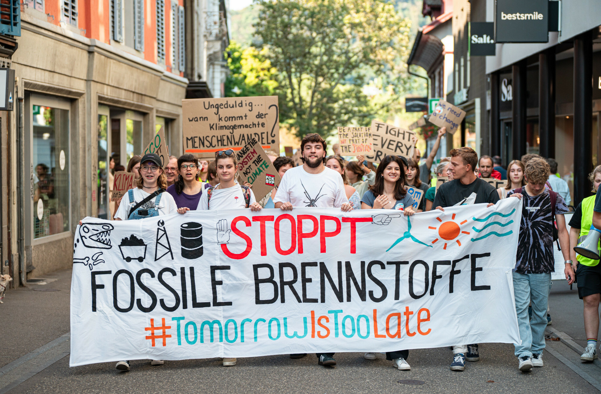 Stoppt fossile Brennstoffe