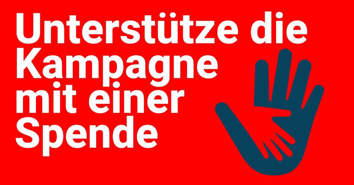 Unterstützen mit eine Spende