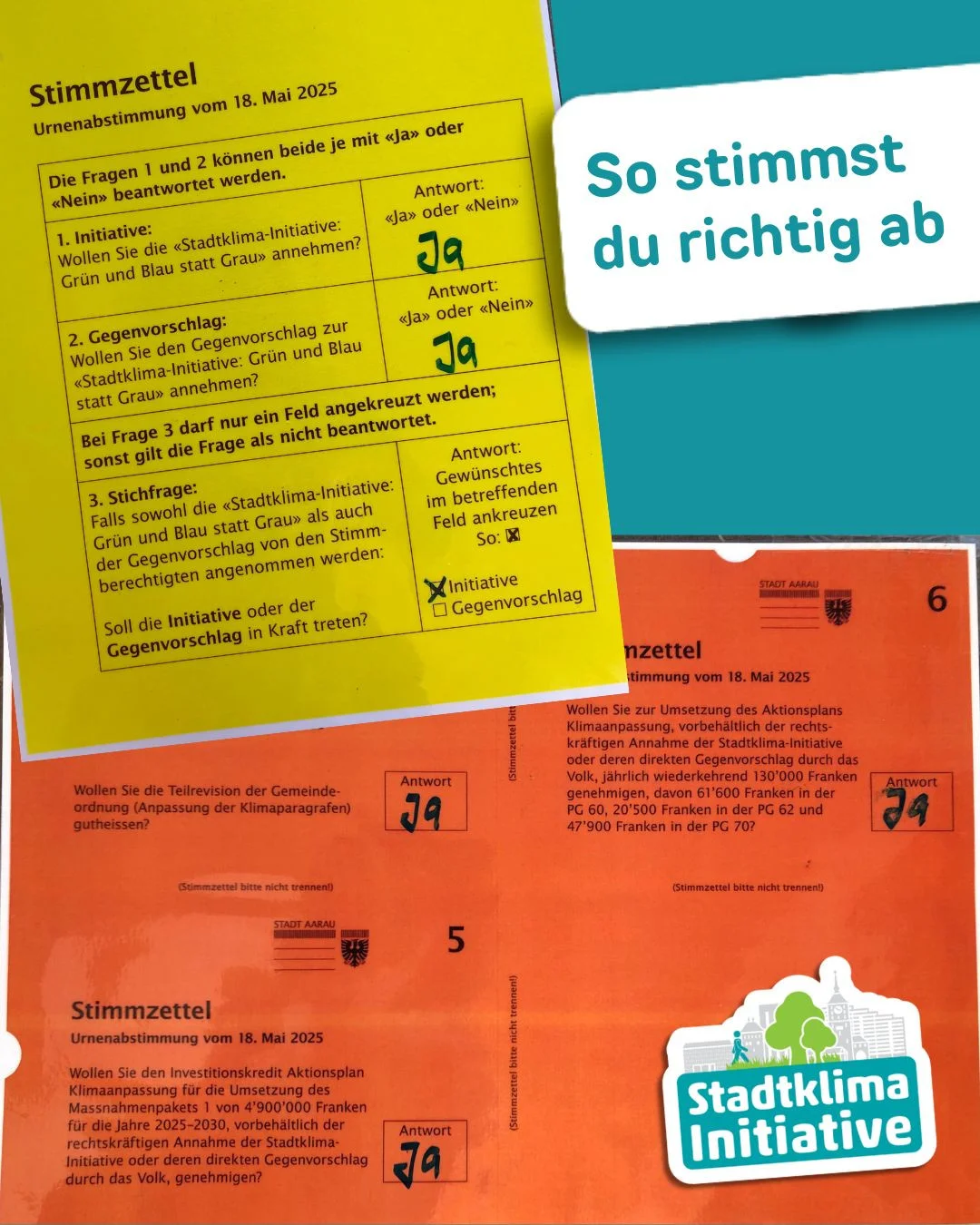 Richtig abstimmen