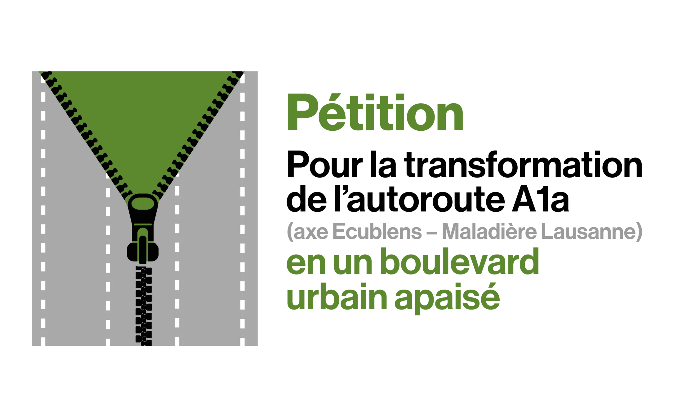 Pétition pour transformer l'autoroute A1a en bvd urbain logo Pétition pour transformer l'autoroute A1a en bvd urbain