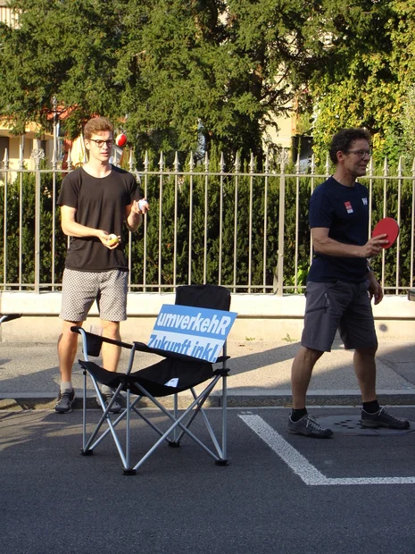 Spiele statt Parkplatz am PARK(ing) Day 2020 in Burgdorf