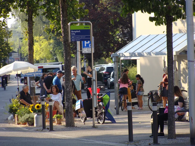 Spiele statt Parkplatz am PARK(ing) Day 2020 in Burgdorf