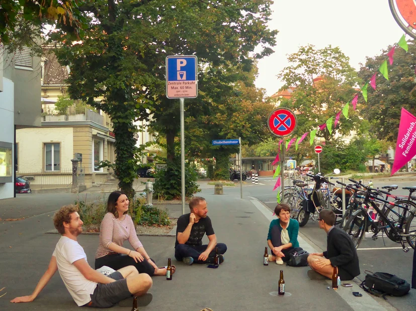 Nimm PLATZ mit der GB-Gemeinderätin Franziska Teuscher am PARK(ing) Day 2020 in Bern