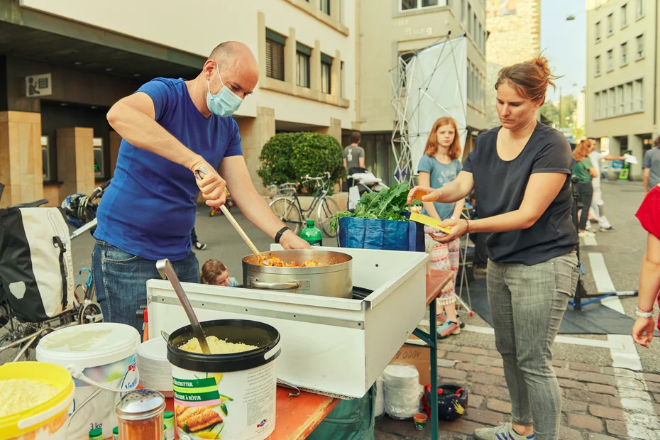 Schaffhausen kunterbunt am PARK(ing) Day 2020