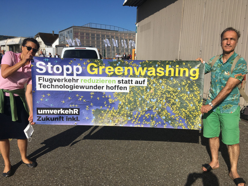 Stopp Greenwashing Banner umverkehR