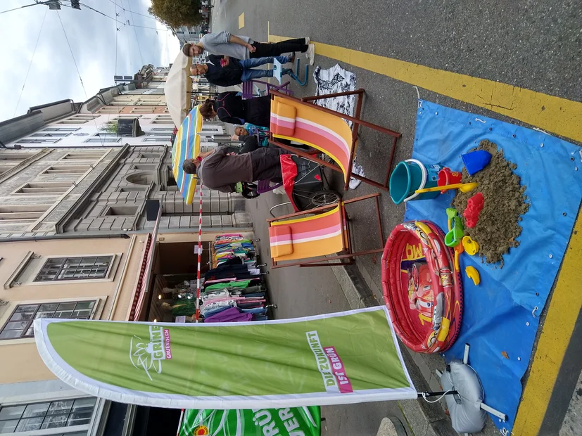 PARK(ing) Day 2022 an der Stadthausstrasse in Winterthur