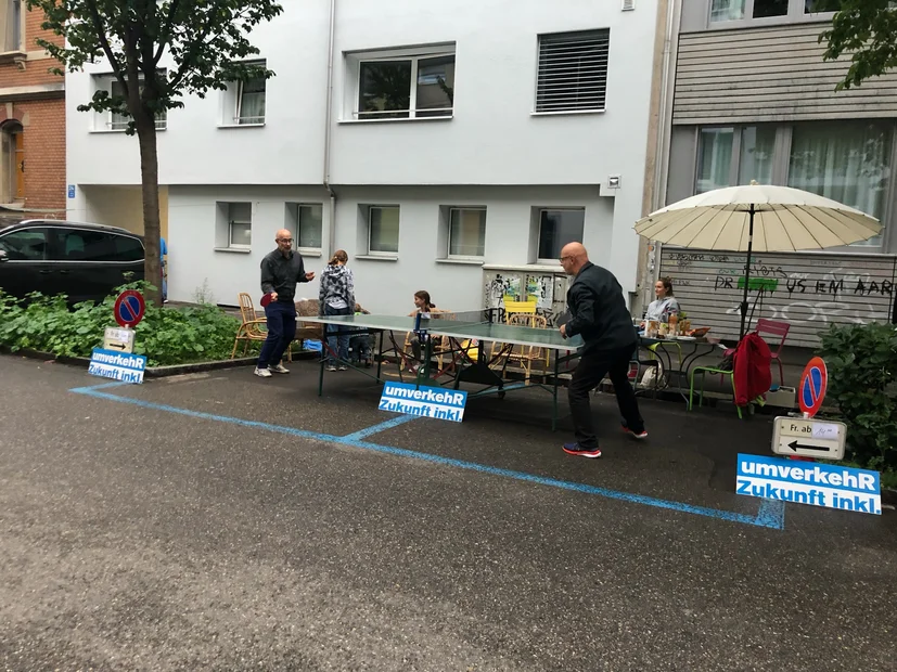 PARK(ing) Day 2022 in der Amerbachstrasse in Basel