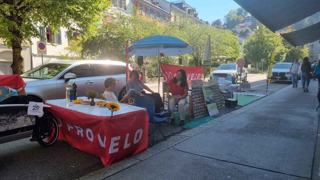 PARK(ing) Day, St. Gallen, Oberer Graben
