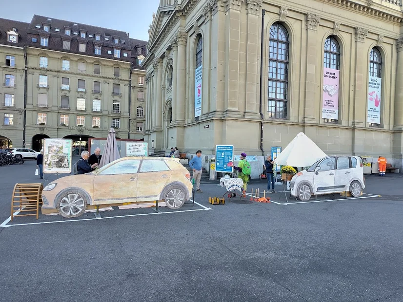 PARK(ing) Day 2026, Bahnhofplatz, Bern