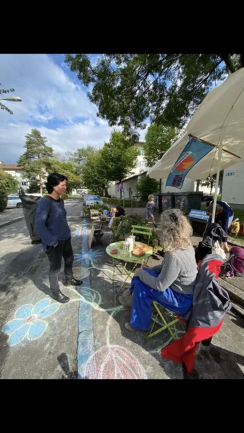 PARK(ing) Day 2022 an der Brahmsstrasse in Zürich