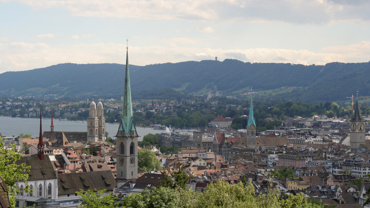 Aussicht über Zürich