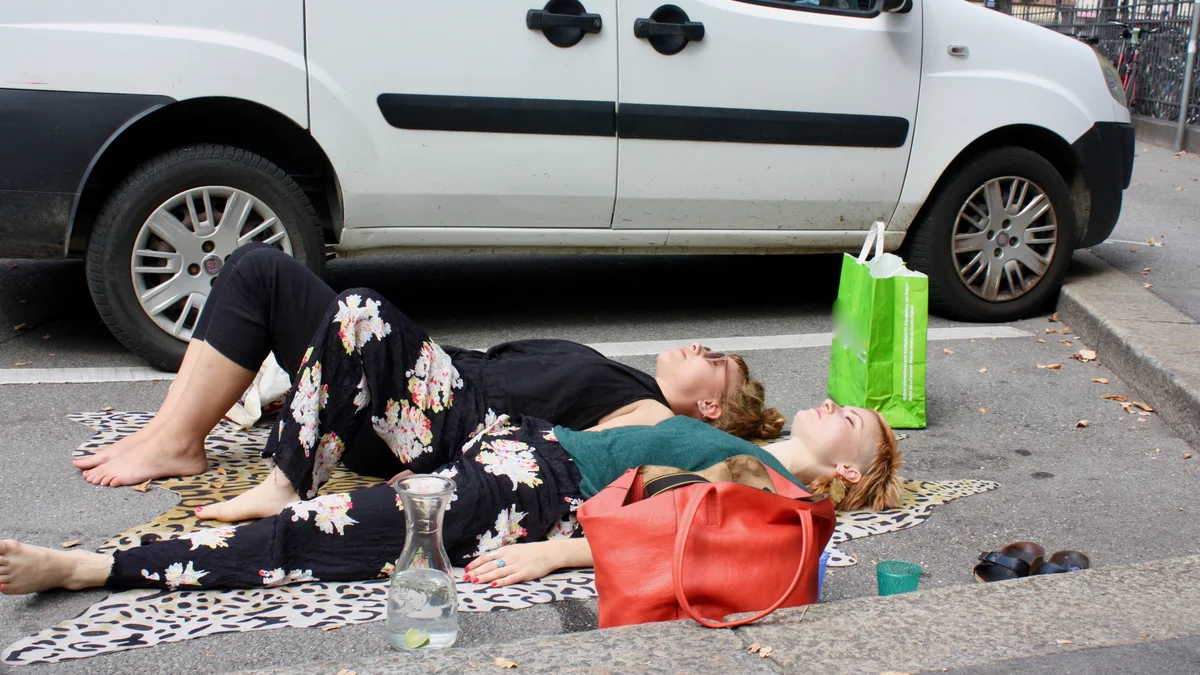 PARK(ing) Day 2018! Relaxen auf der Leopardeninsel irgendwo in Zürich
