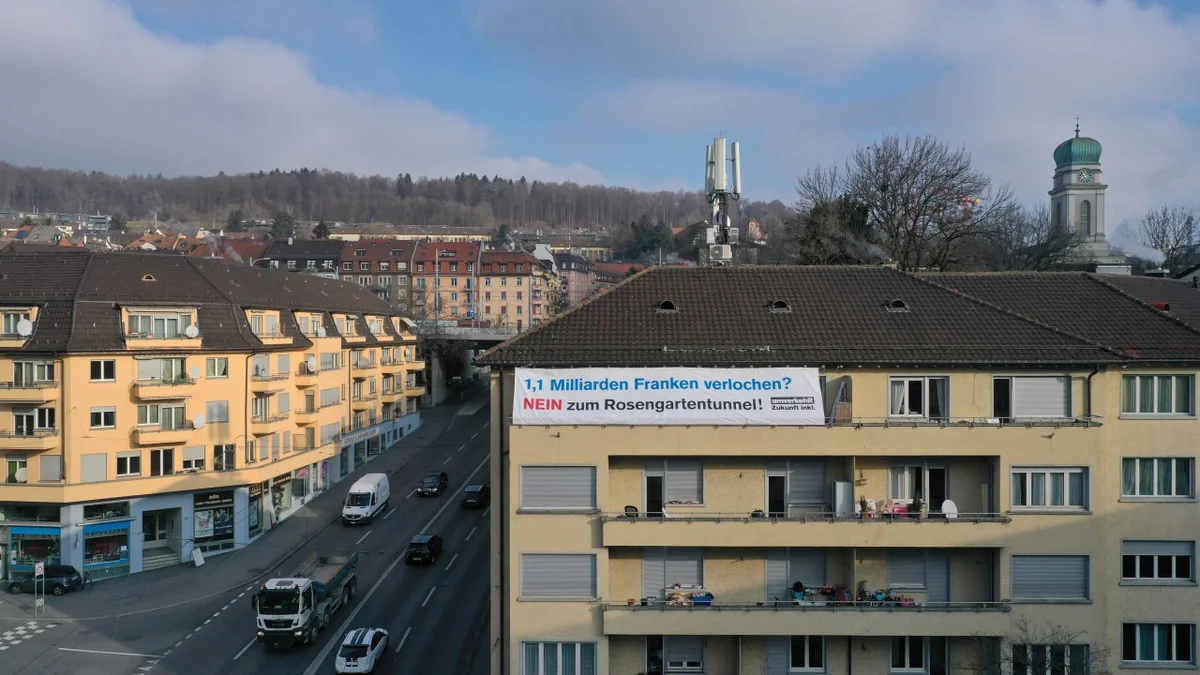 Nein zum Rosengartentunnel