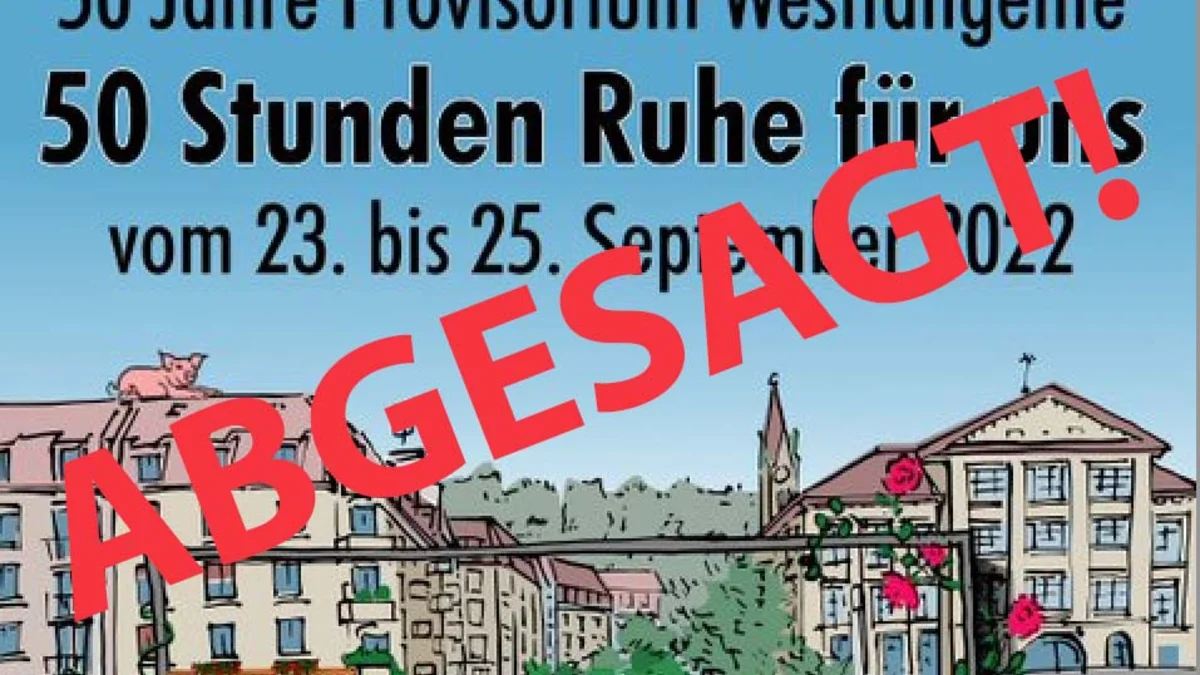 Hardbrücke abgesagt
