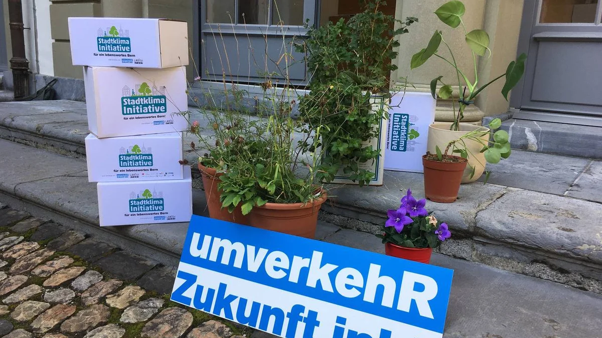 Einreichung Stadtklima-Initiative Bern