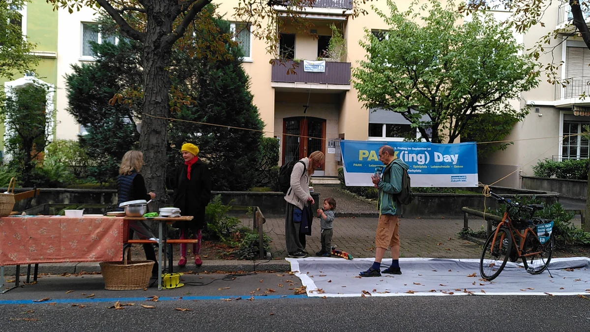 PARK(ing) Day 2022 an der Delsbergerallee in Basel
