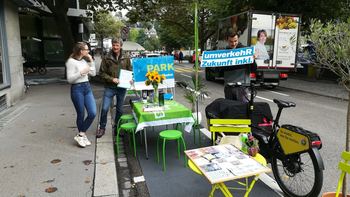 PARK(ing) Day 2022 Sankt Gallen Oberer Graben