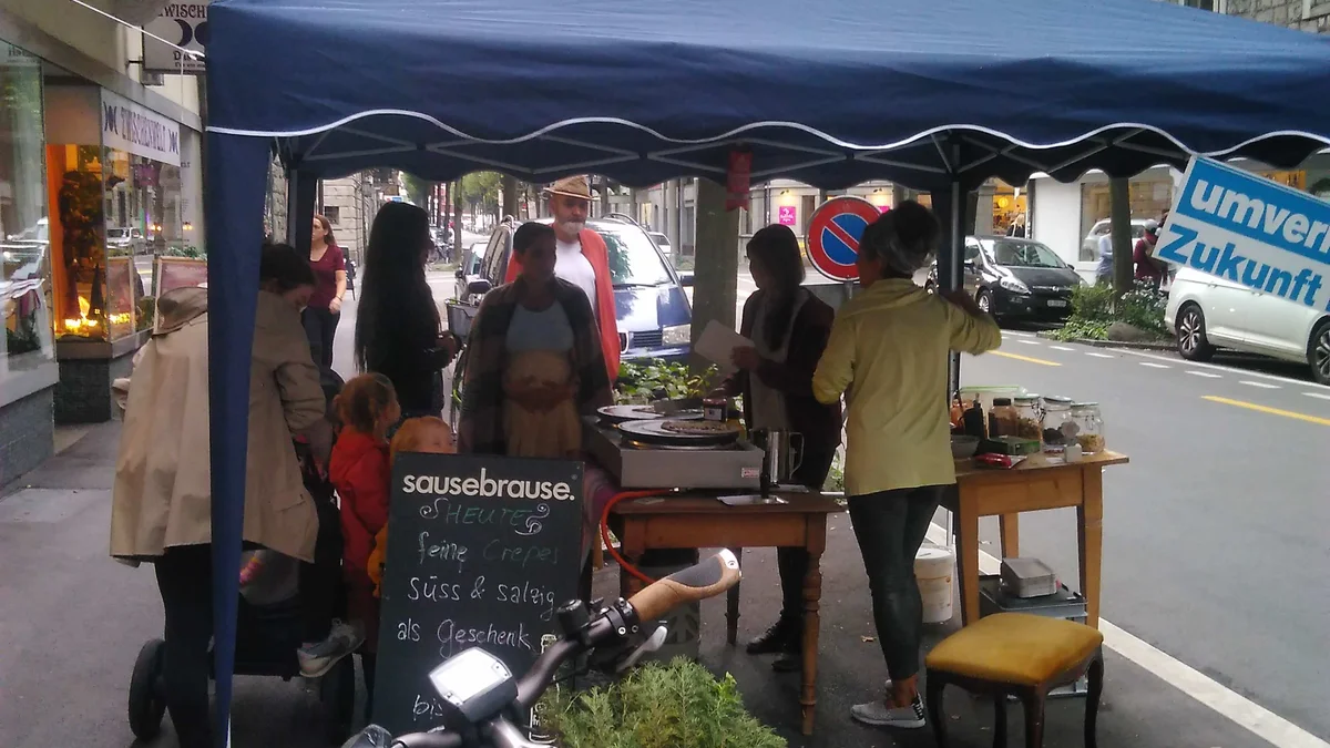 PARK(ing) Day 2022 an der Bruchstrasse in Luzern