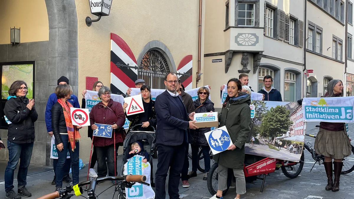 Einreichung Stadtklima-Initiative Chur