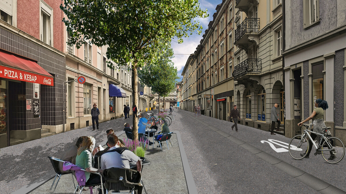 Stadtklima-Initiativen Winterthur: Die Wartstrasse und wie sie verändert werden könnte