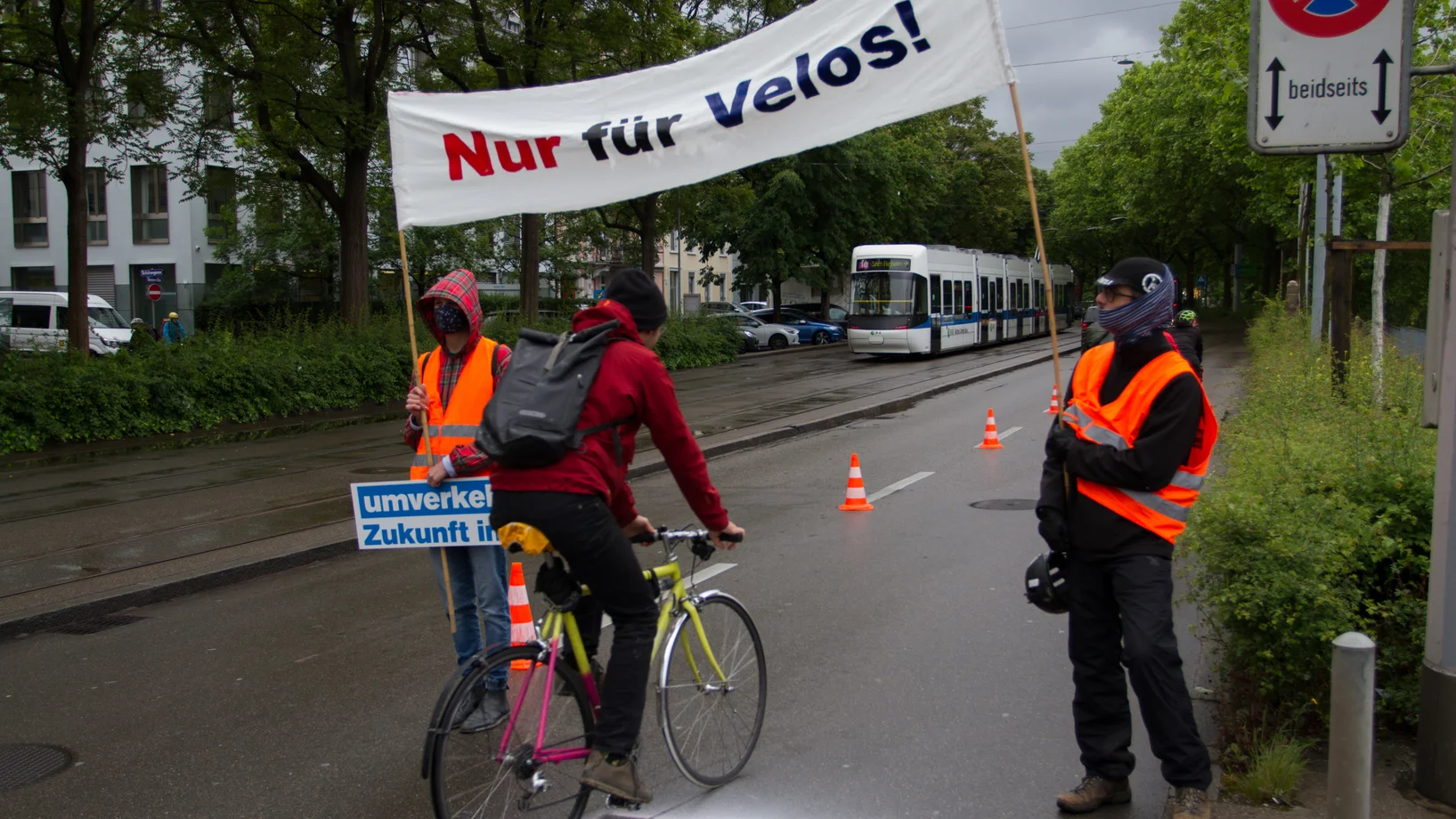 Foto der Aktion der Regionalgruppe Zürich