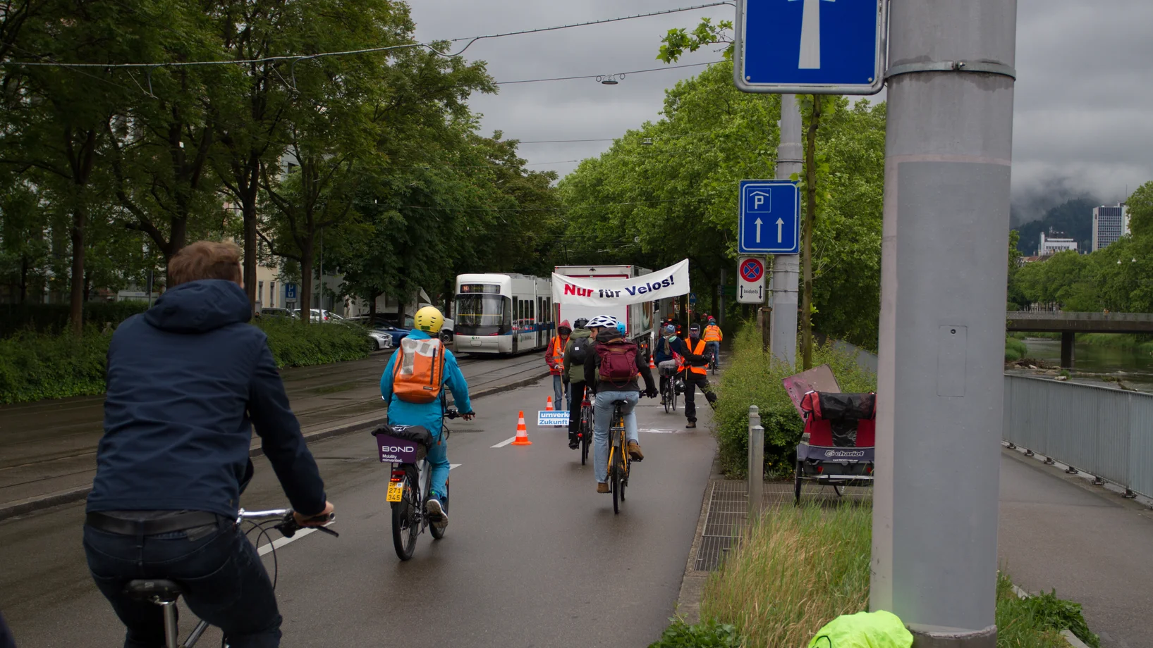 Foto der Aktion der Regionalgruppe Zürich