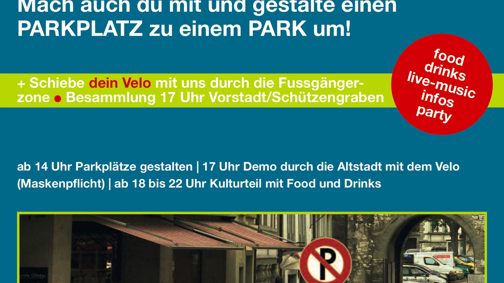Flyer PARK(ing) Day 2020 in Schaffhausen