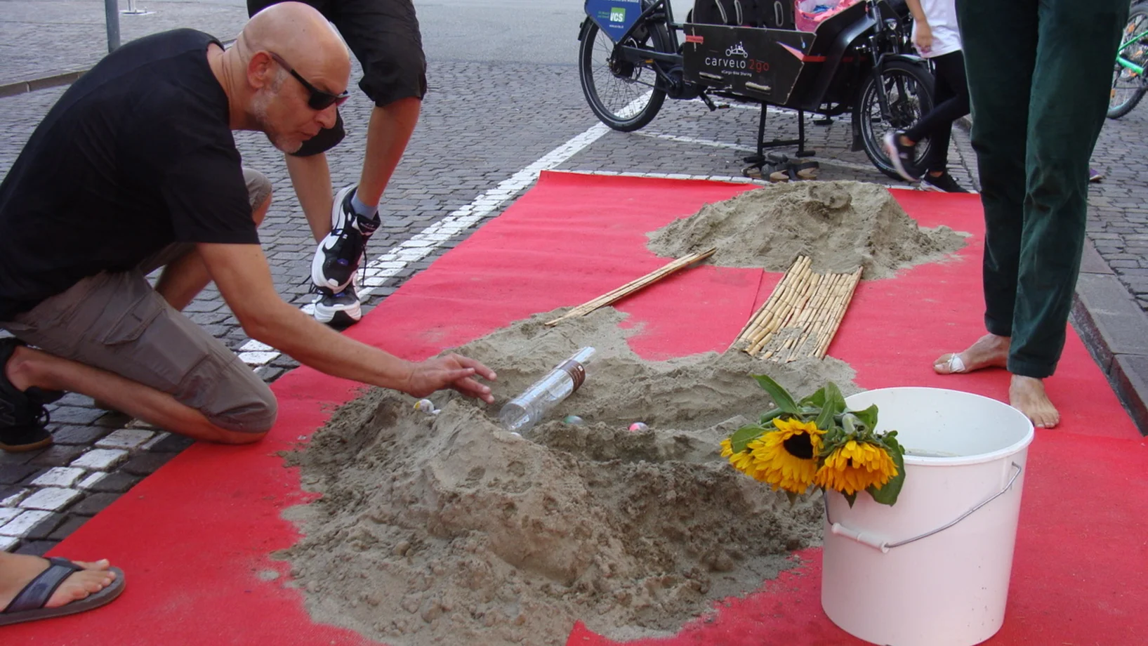 Spiele statt Parkplatz am PARK(ing) Day 2020 in Burgdorf