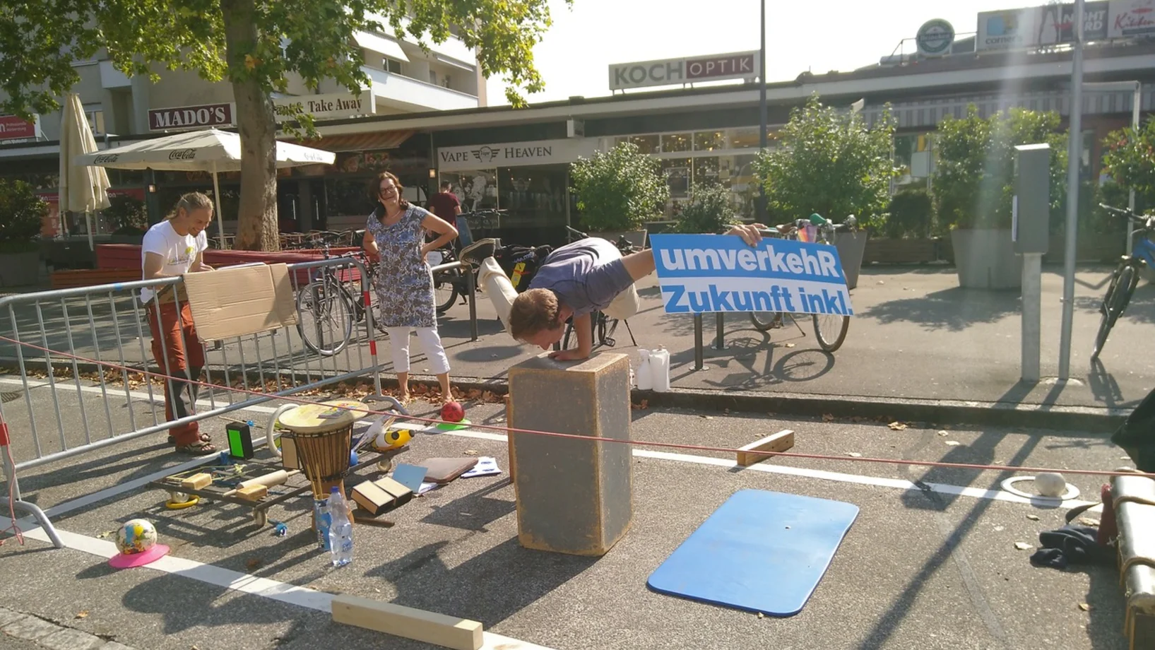 Zirkus Filacro statt Parkplatz von Martin am PARK(ing) Day 2020 in Uster