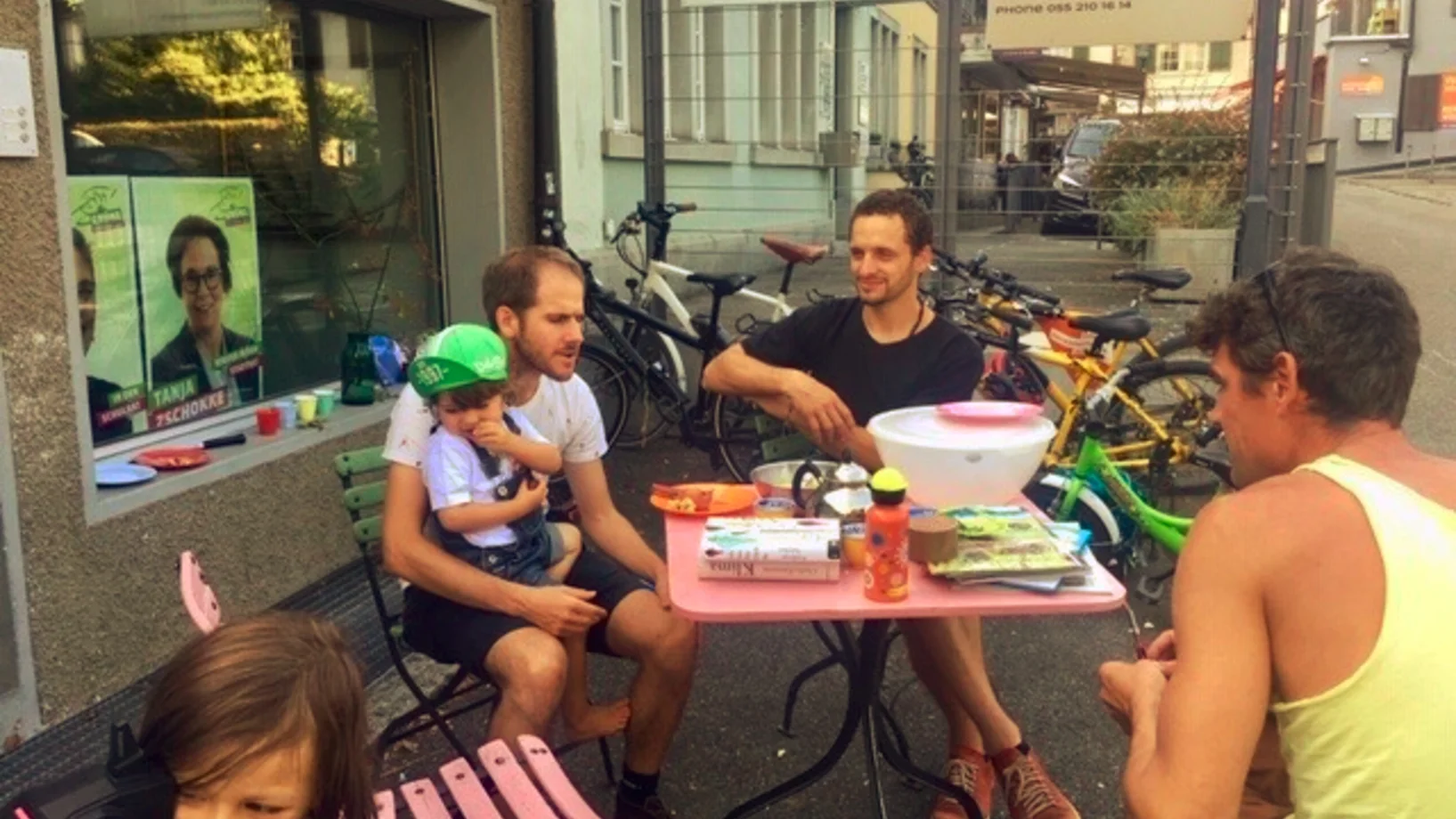 Brot und Spiele statt Parkplatz von Anina und Freunden am PARK(ing) Day 2020 in Rapperswil
