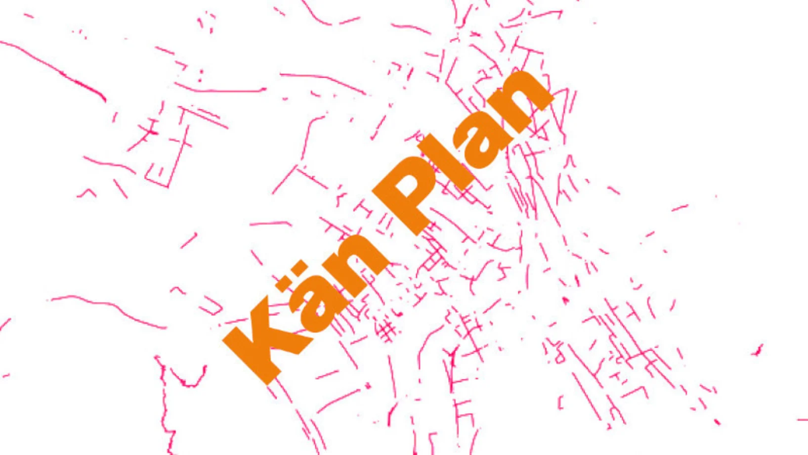 Plan des zerstückelten Velowegnetzes in Zürich