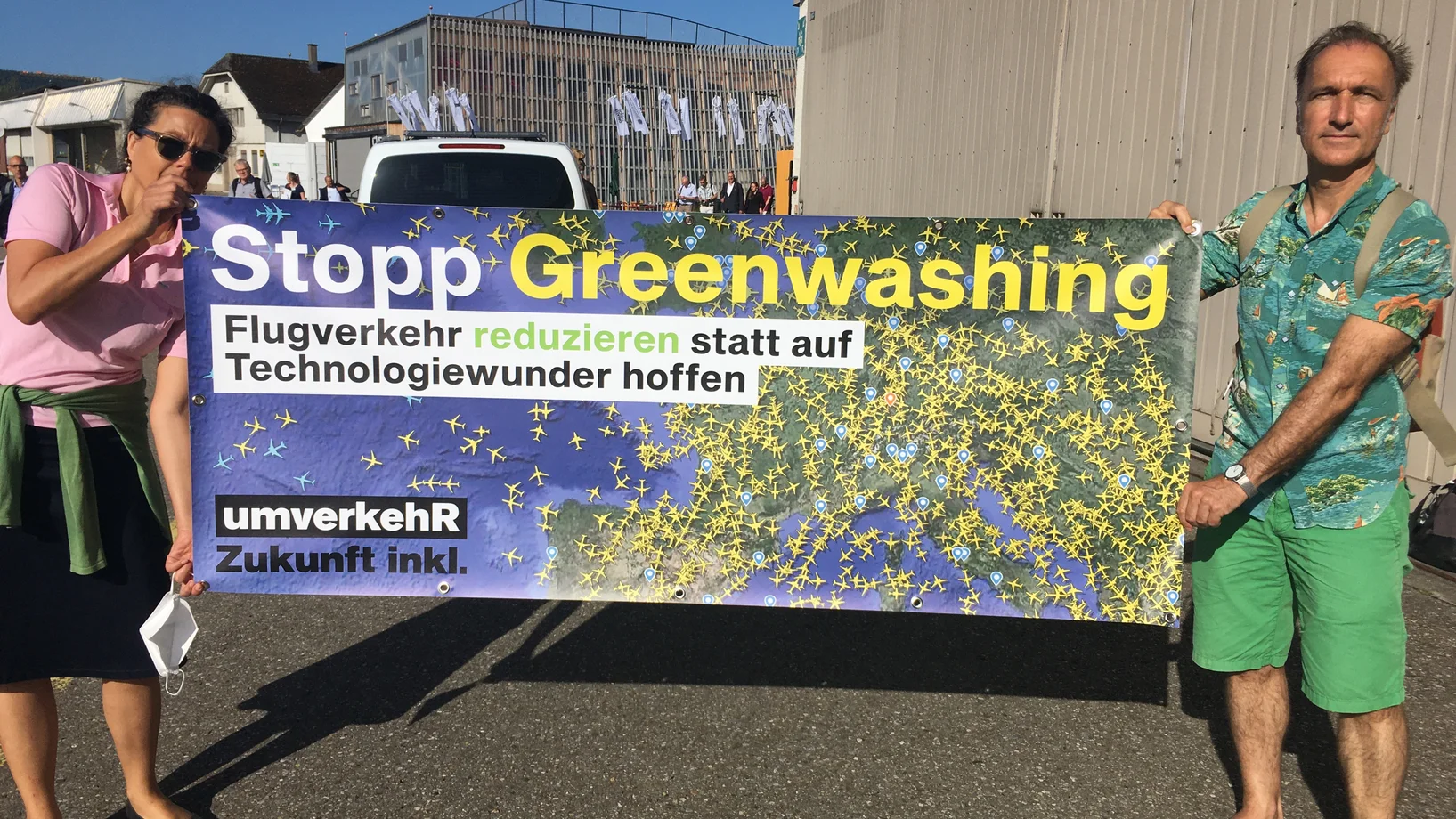 Stopp Greenwashing Banner umverkehR