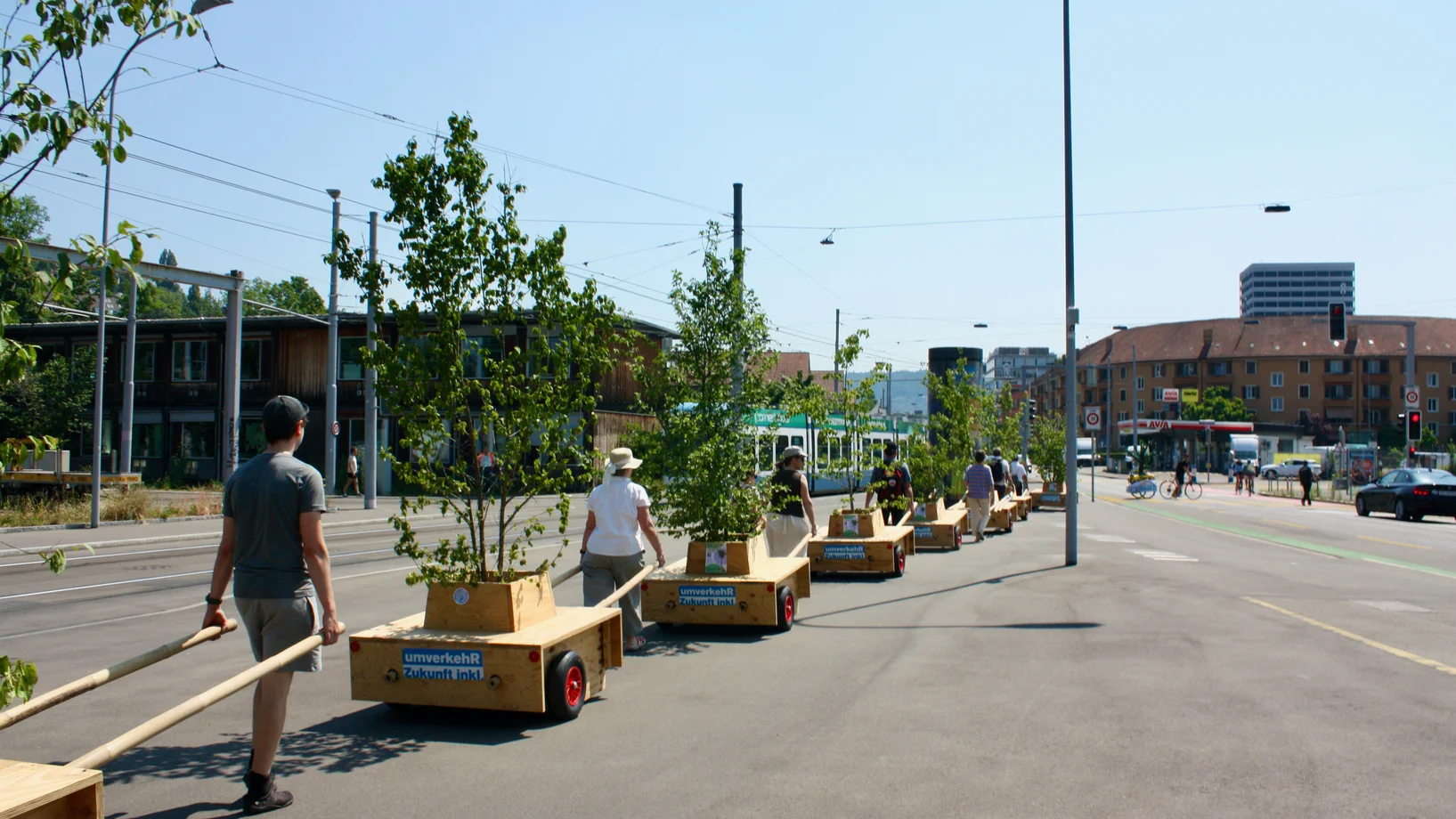 Wanderbaumparade Hardturmstrasse